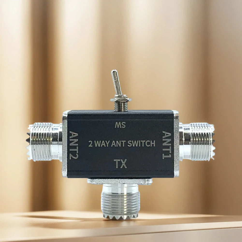 2 Way CB/HAM Antenna Coax Switches 1 Input & 2 Outputs 100W 0-50MHz Manual Coaxial Antenna Switches Antenna Switches