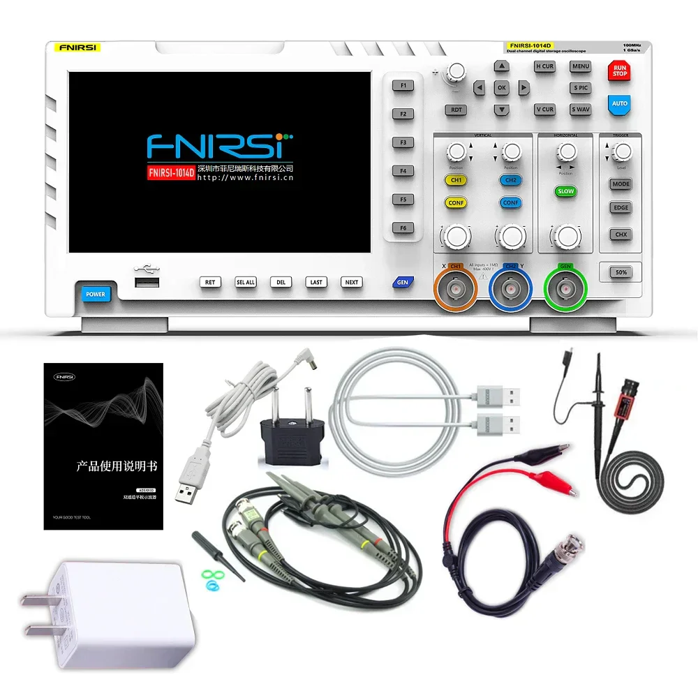 FNIRSI 1014D 2 in 1 Digital Oscilloscope DDS Signal Generator - Image 8