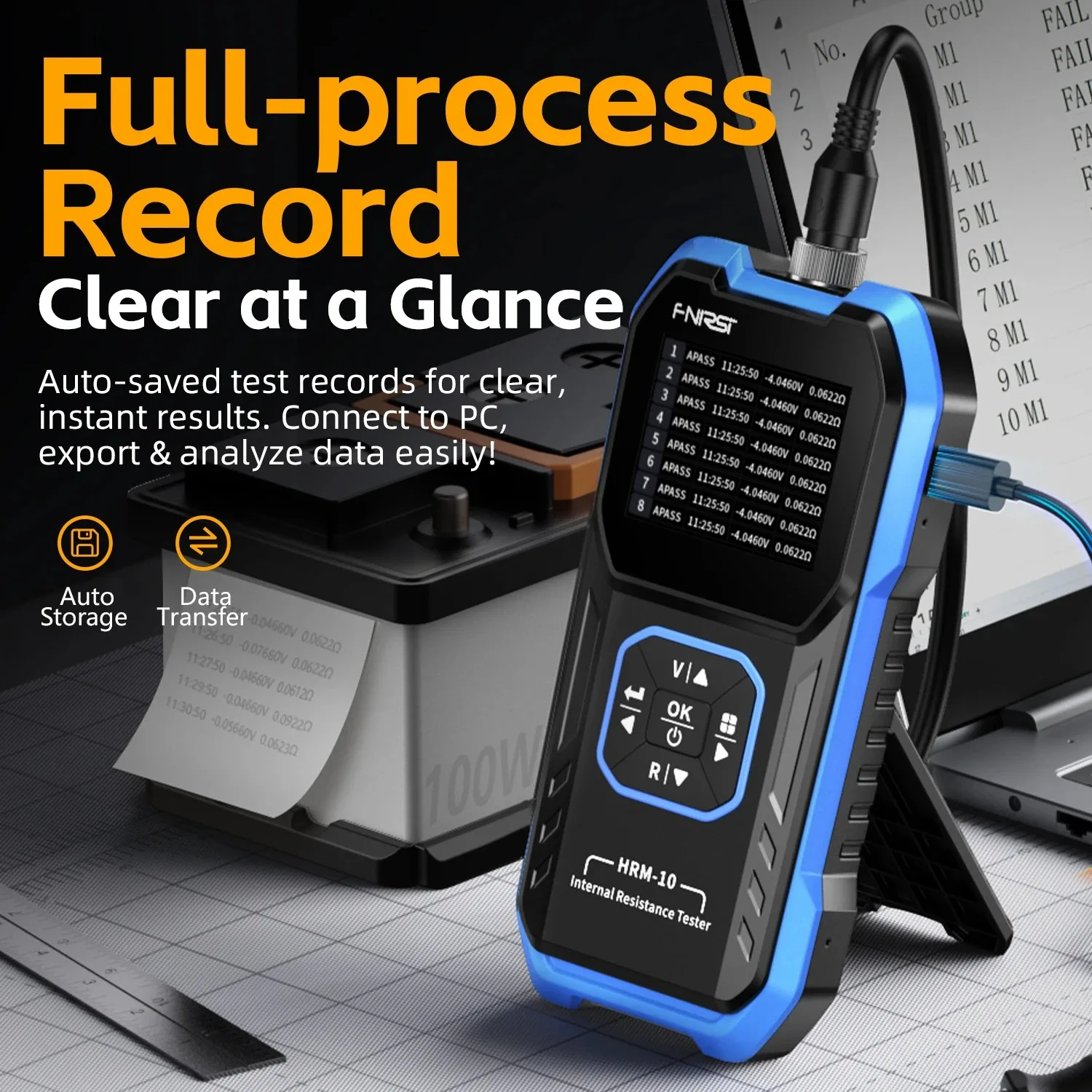 FNIRSI HRM-10 Battery Voltage Tester Tool - Image 4