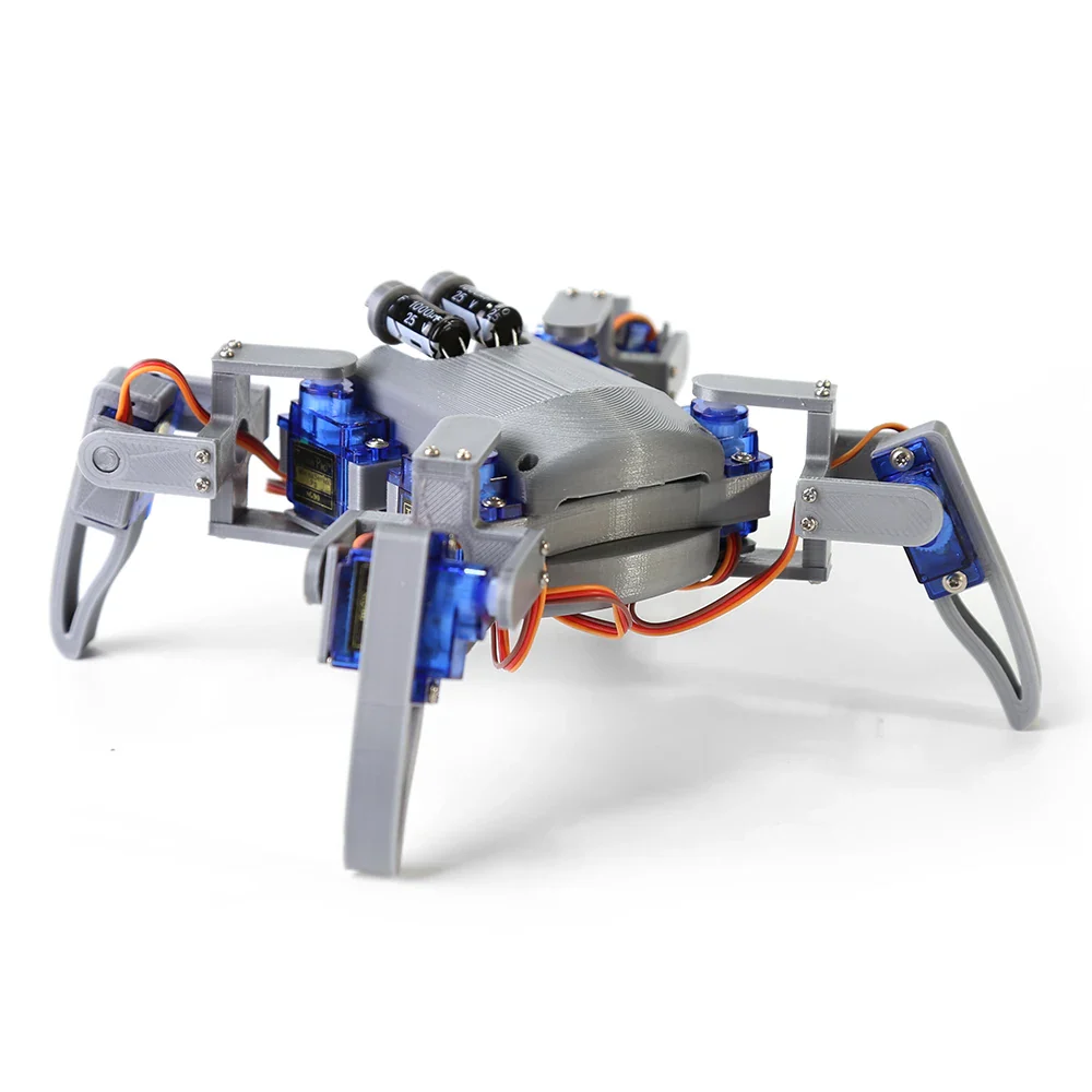 Quadruped Spider Robot Kit v2.0 ESP8266,3D printed Bionic robot DIY NodeMCU Programming robot Maker Open source hardware - Image 3