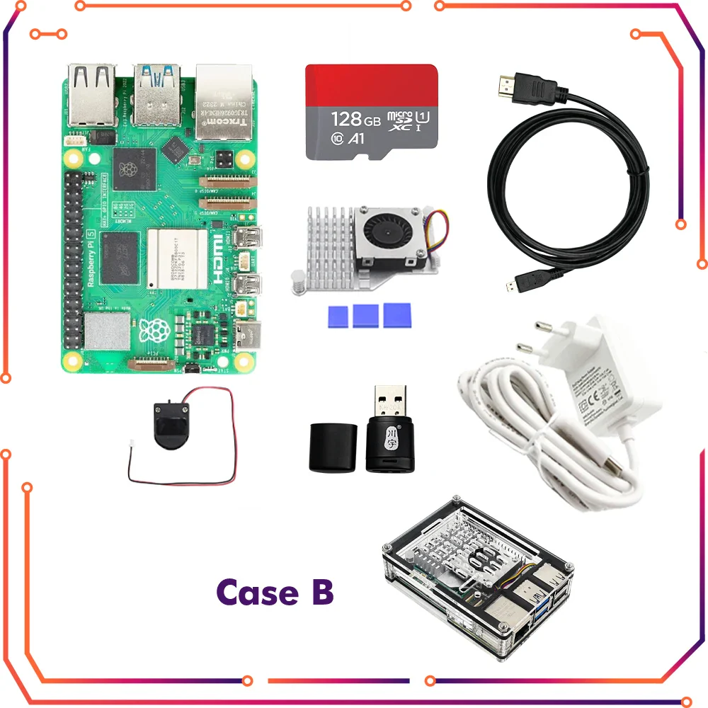 Raspberry Pi 5 4GB 8GB RAM Dev Board Computer 2.4GHz Cortex-A76 CPU VideoCore VII GPU Optional Case Fan Power Supply for Pi5 - Image 10