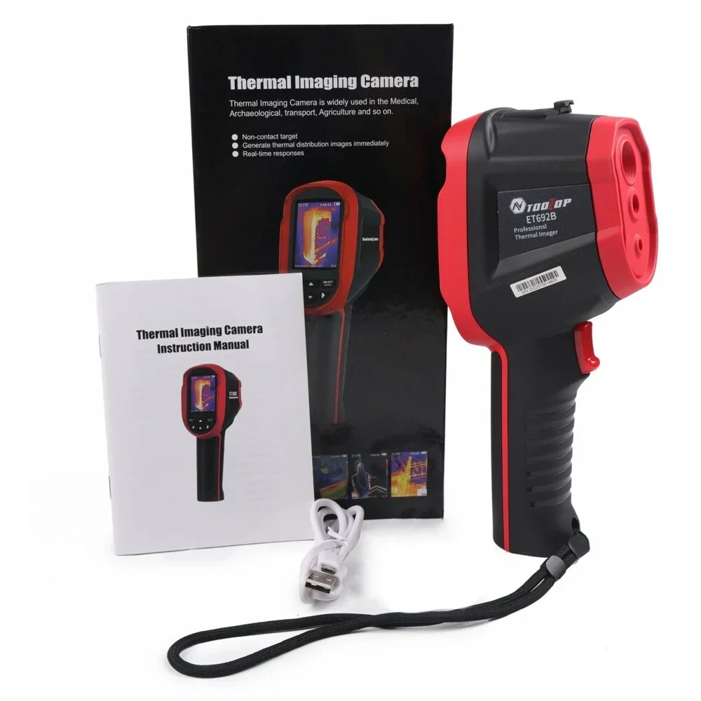 TOOLTOP ET692B Handheld Infrared & Visible Light Thermal Imager 160*120 Thermal Camera 25Hz Floor Heating Power Circuit Repair - Image 7