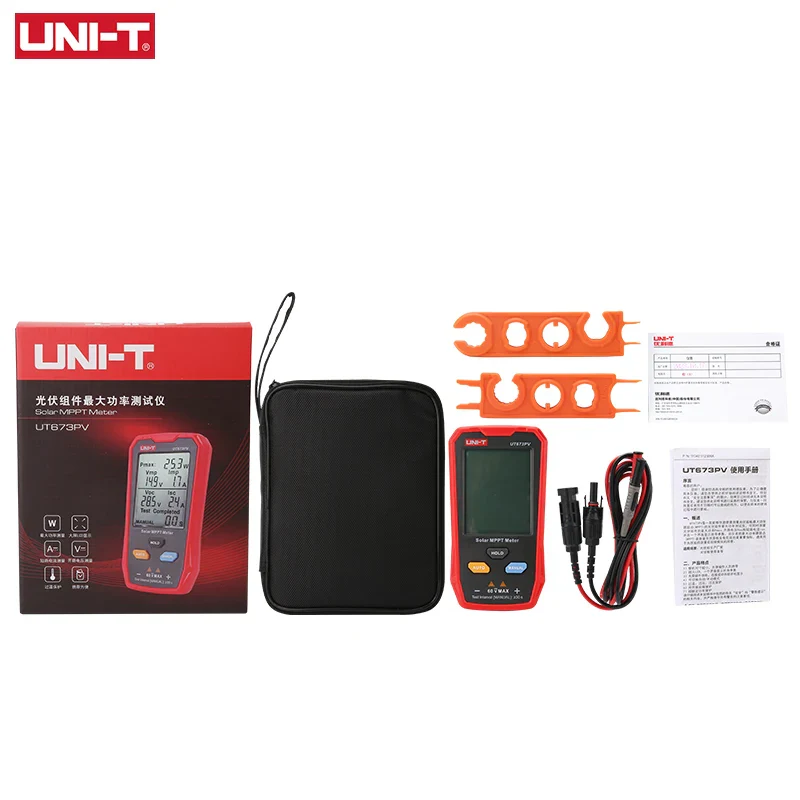 UNI-T UT673PV Solar MPPT Meter Maximum Power Tester Photovoltaic Panels Tracker Peak Open Circuit Voltage Pmax Lmp Voc Lsc Test - Image 5