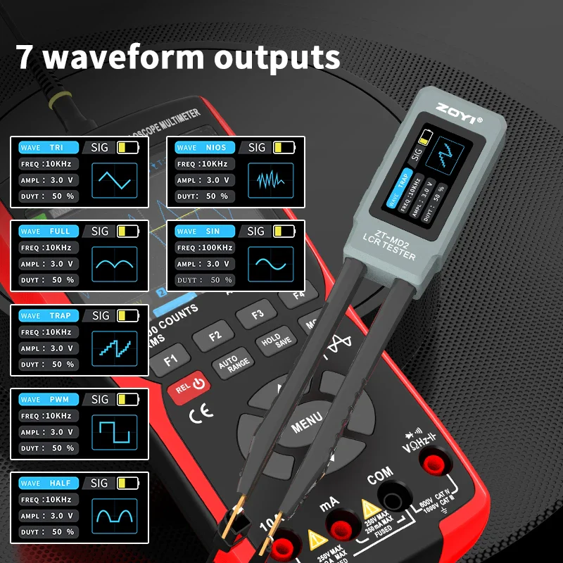 ZOYI ZT-MD2 Intelligent Tweezers Lcr Digital Bridge Tester One Click Measurement Of Resistance Capacitance, And Inductance - Image 3